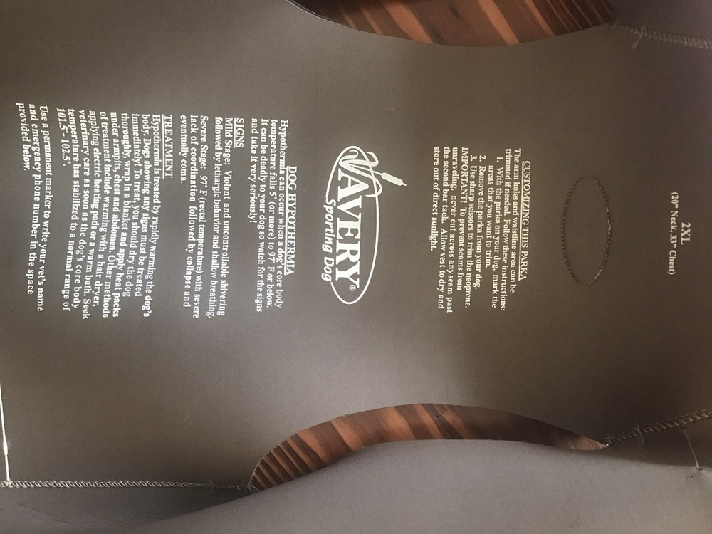 Avery Camo Dog Vest 2XL