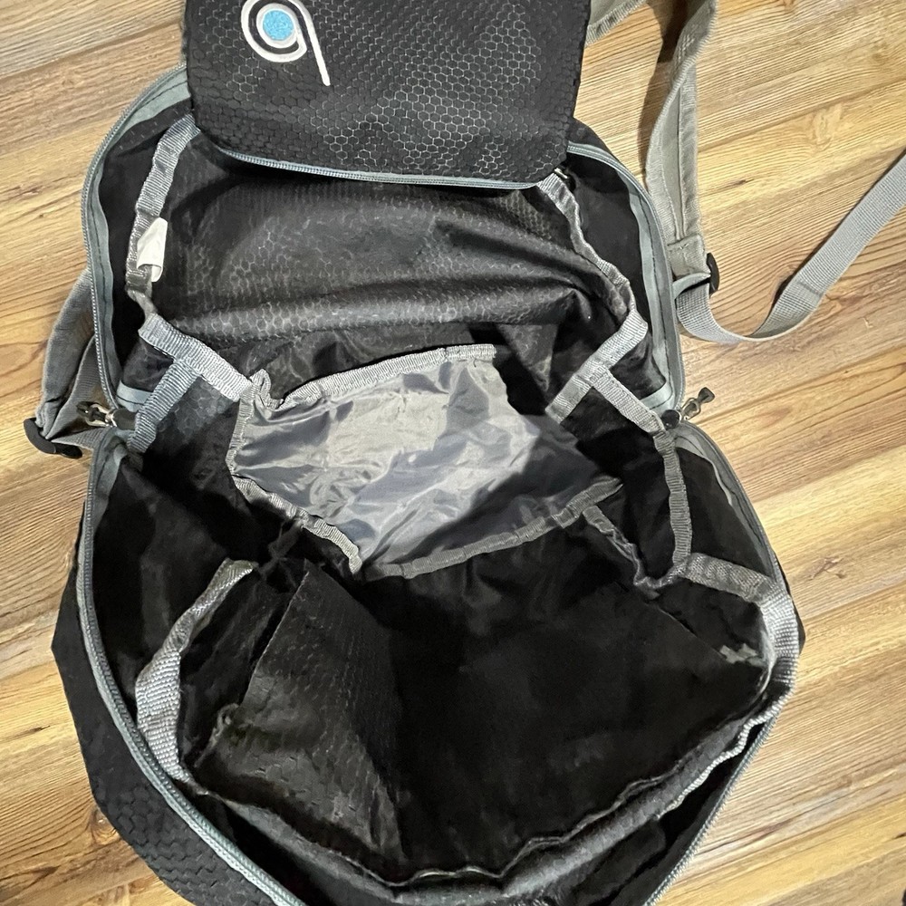 Bago Lightweight Packable Travel Backpack Gray Mesh Side Pockets Small Kids