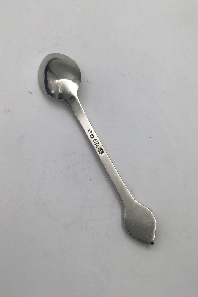 Evald Nielsen Silver No 3 Coffee spoon (Amethyst)