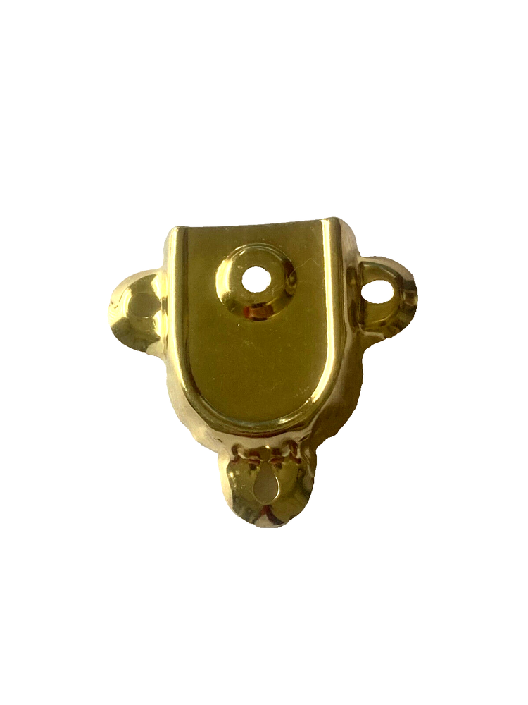 Trunk Handle Loop For Camel Back Steamer Brass Plated Pair