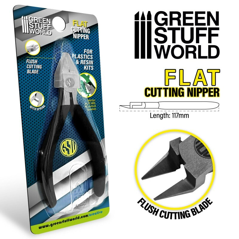 Flat Cutting Nipper - for hobby hand cutter, tool miniature modelling tool