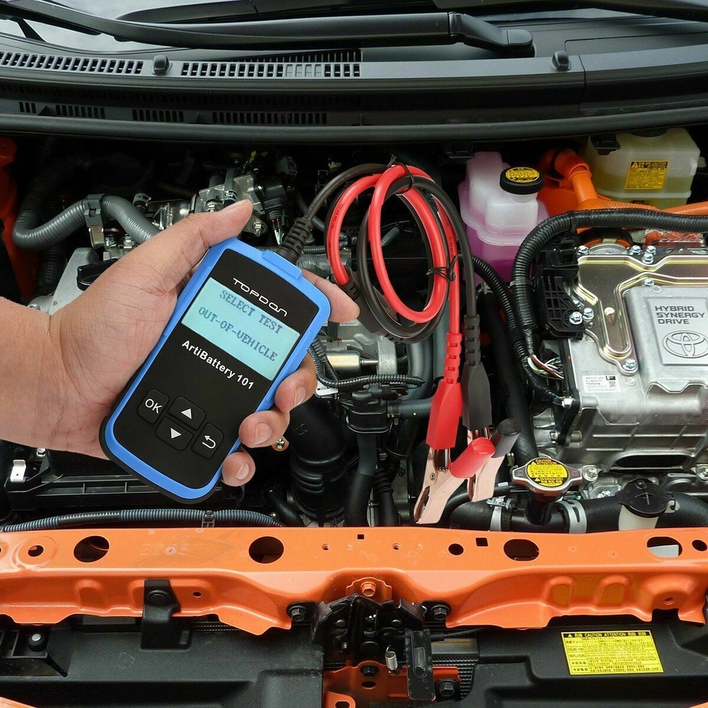 2025 TOPDON AB101 Battery Tester 12V Load Charging System Analyzer 100-2000CCA