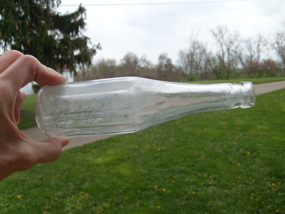 Antique Catsup or Sauce Bottle 10-Panel  Bottom marked 30 E