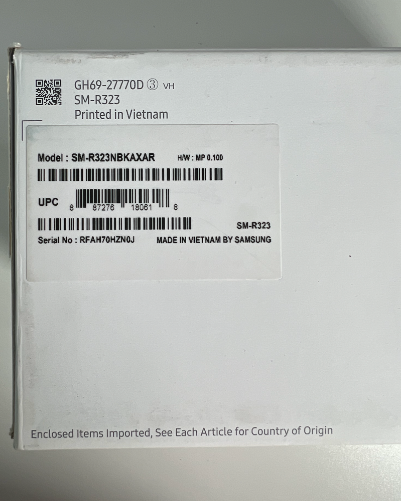 Samsung Gear VR Oculus Headset SM-R323