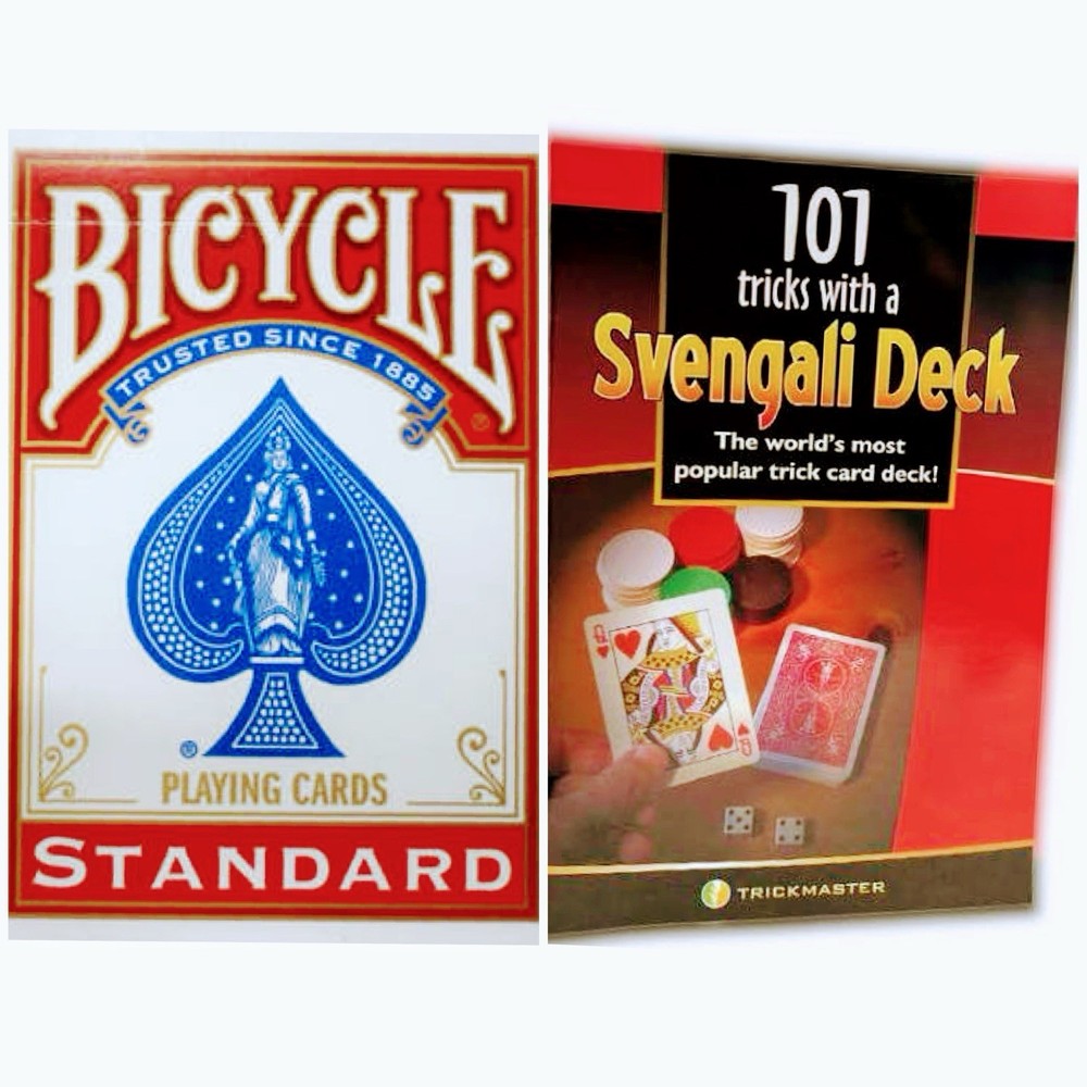 Svengali Deck Set Different Colored Decks Plus Book! EZ To Learn