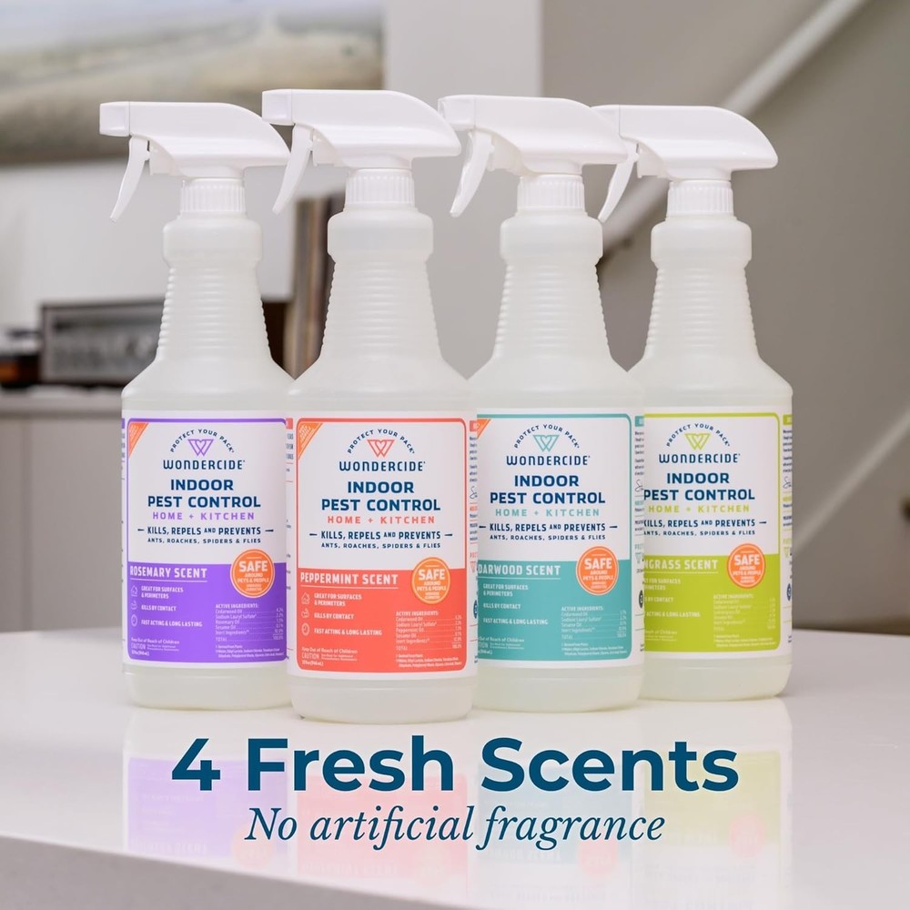 Indoor Pest Control Spray for Home and Kitchen - Ant, Roach, Spider, Fly, Fle...