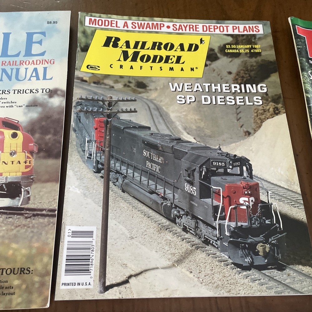 MODEL RAILROAD MAGAZINES & CATALOGS 12 Vintage Issues