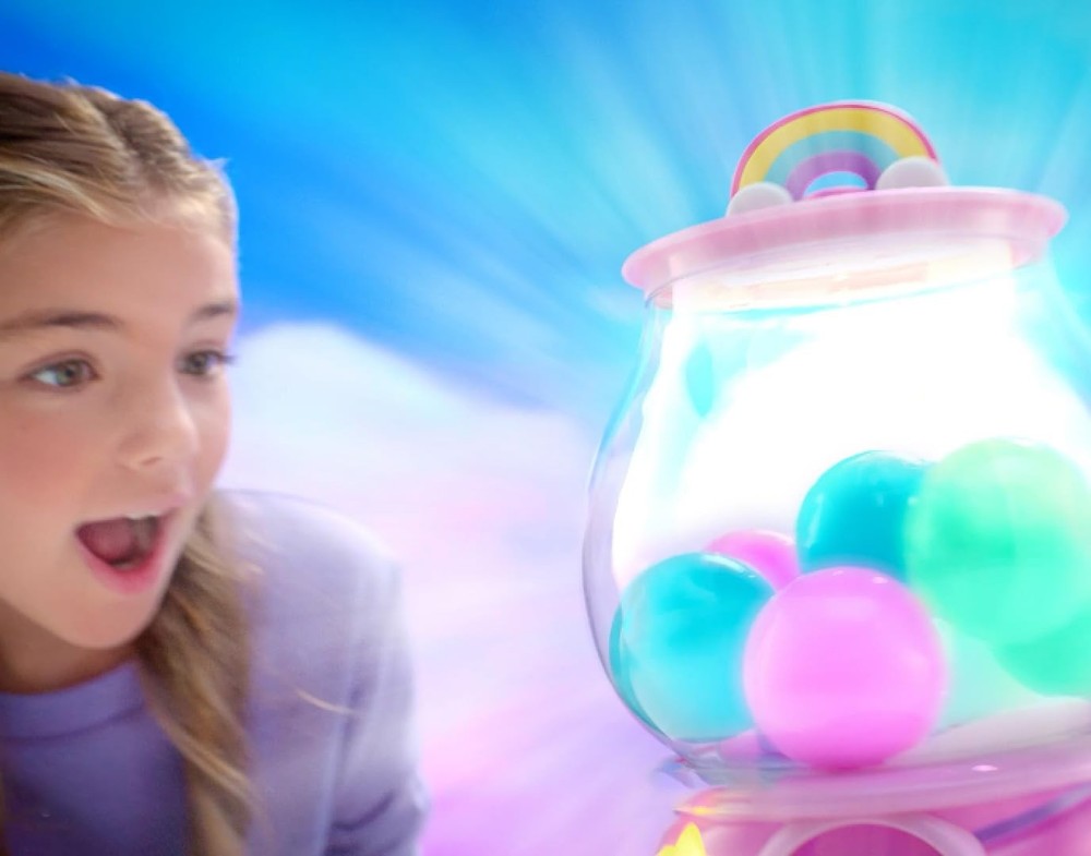 Gumball Magic Gumball Machine Toy – Interactive Light Up Surprise Machine wit...