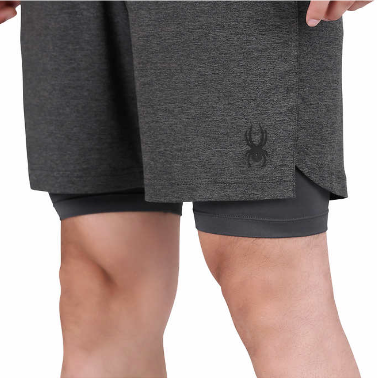 Spyder Performance Active Men’s Tech Knit Short Dark Gray