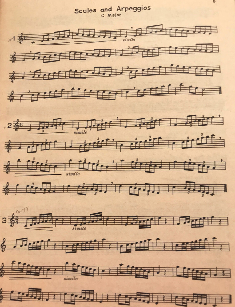 Vintage Rubank Advanced Method Saxophone Vol 1 Advanced Band Method 1940