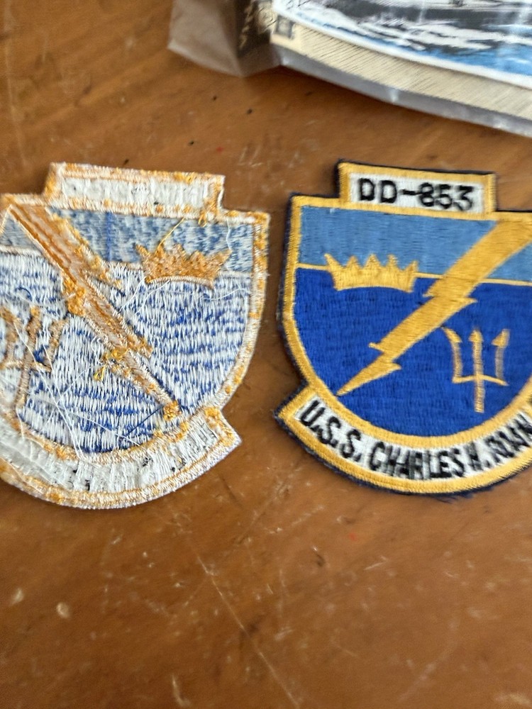 US NAVY STICKER N Patch LOT (10 TOTAL)