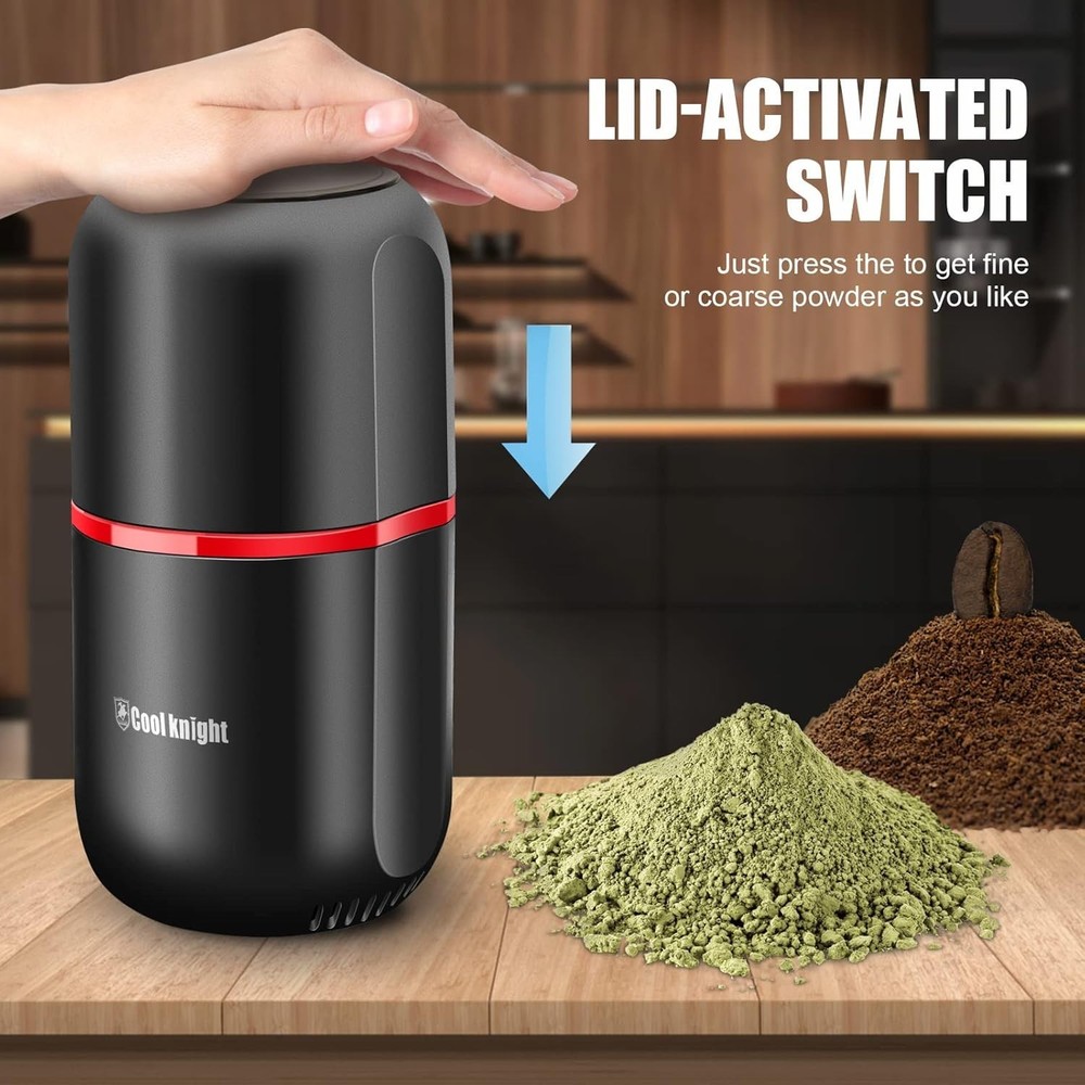 7.5" Electric Multi-Functional Spice Grinder – Large Capacity, Easy Control