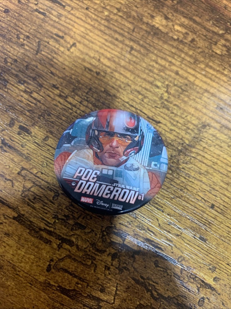 Star Wars Poe Dameron Button New York Comic Con 2016