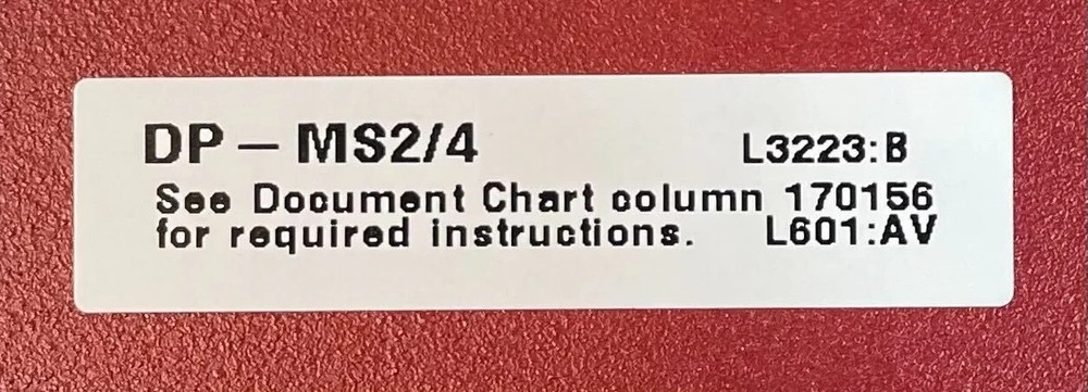 Fire-Lite DP-MS2/4 Dress Panel