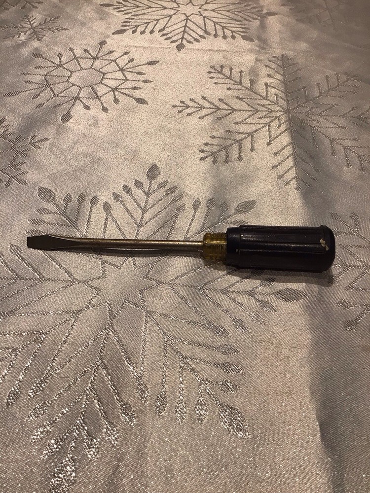 Vintage Klein Tools Slotted Screwdriver 6 3/4” Long