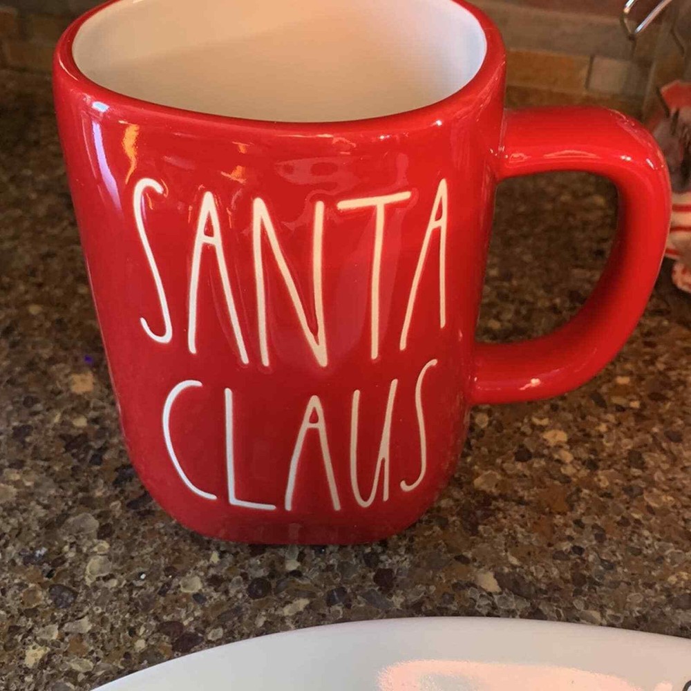 Rae Dunn cookie platter and mug set
