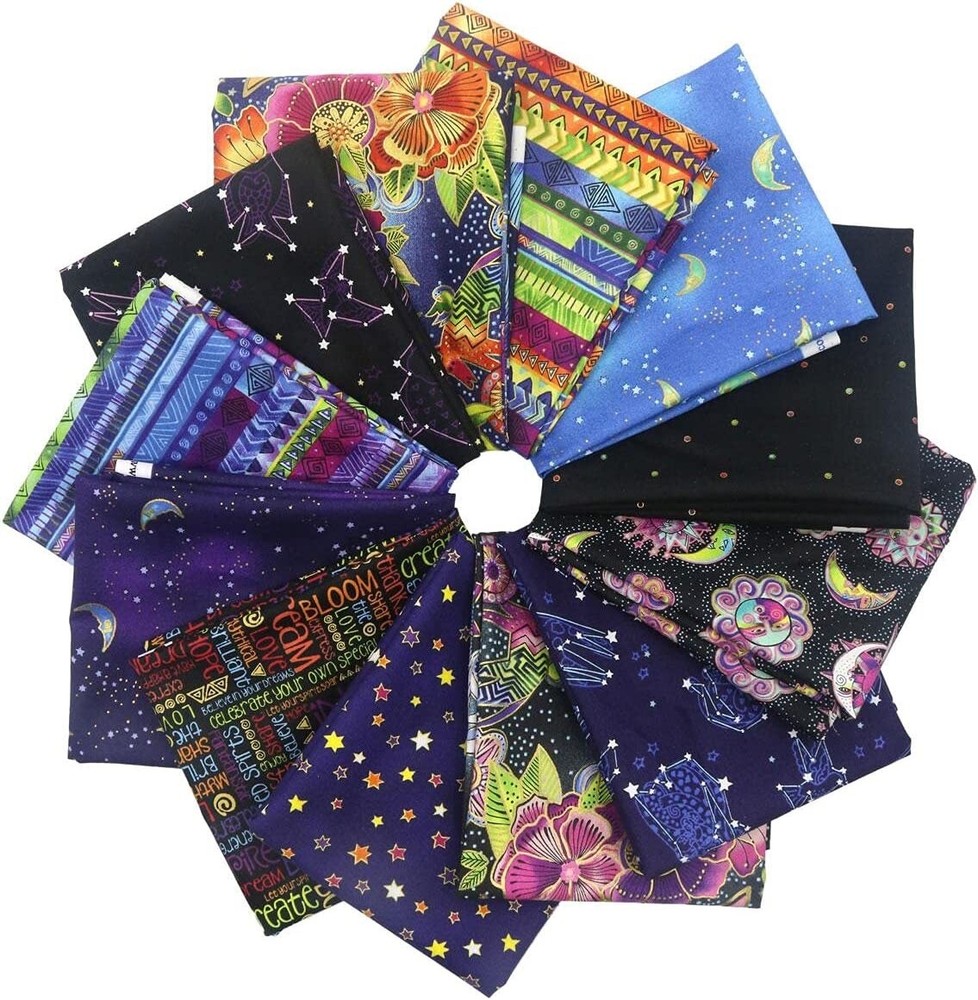 Laurel Burch***CELESTIAL MAGIC*** 12 FAT QUARTERS Plus Panel!