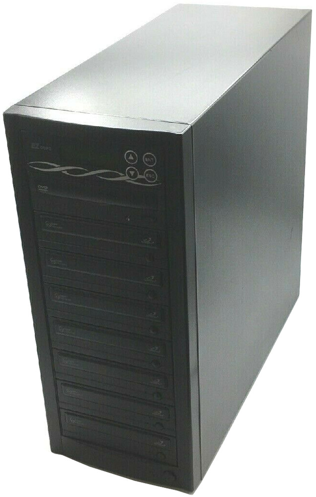 EZ Dupe External Standalone 1:7 CD/DVD Duplicator - TESTED w/ CORD!!