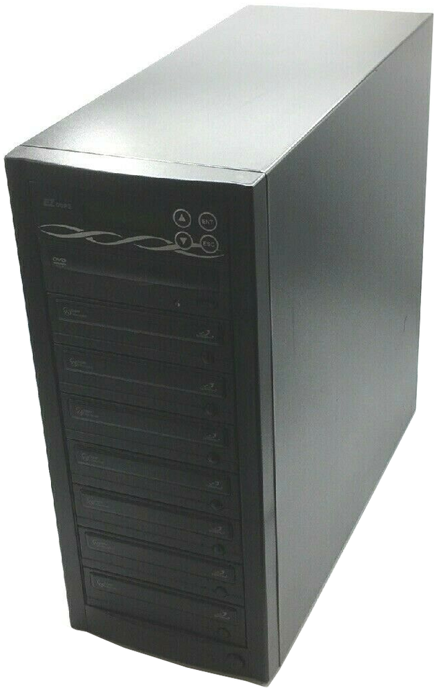 EZ Dupe External Standalone 1:7 CD/DVD Duplicator - TESTED w/ CORD!!