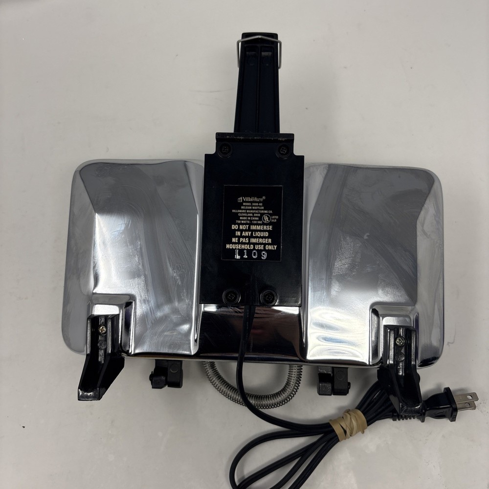 VillaWare Prego Pizzelle Baker Tested and Working Model 3600-NS