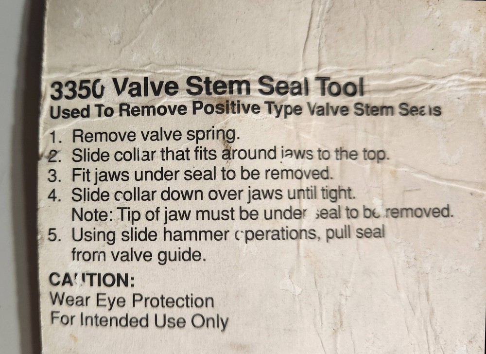 KD Tools - NAPA Valve Stem Seal Remover Tool - Slide Hammer Puller Type