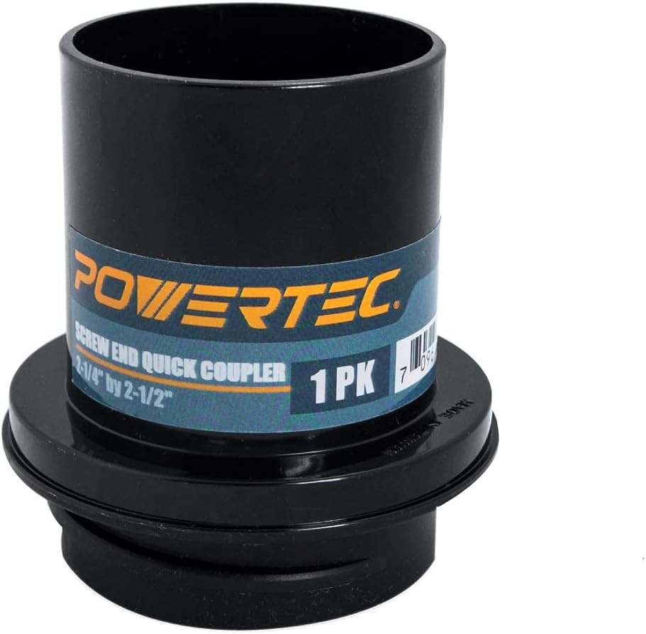 70191 Screw End Quick Coupler for 2-1/2” Hose – Left-Hand Threaded Adapter, 2-1/