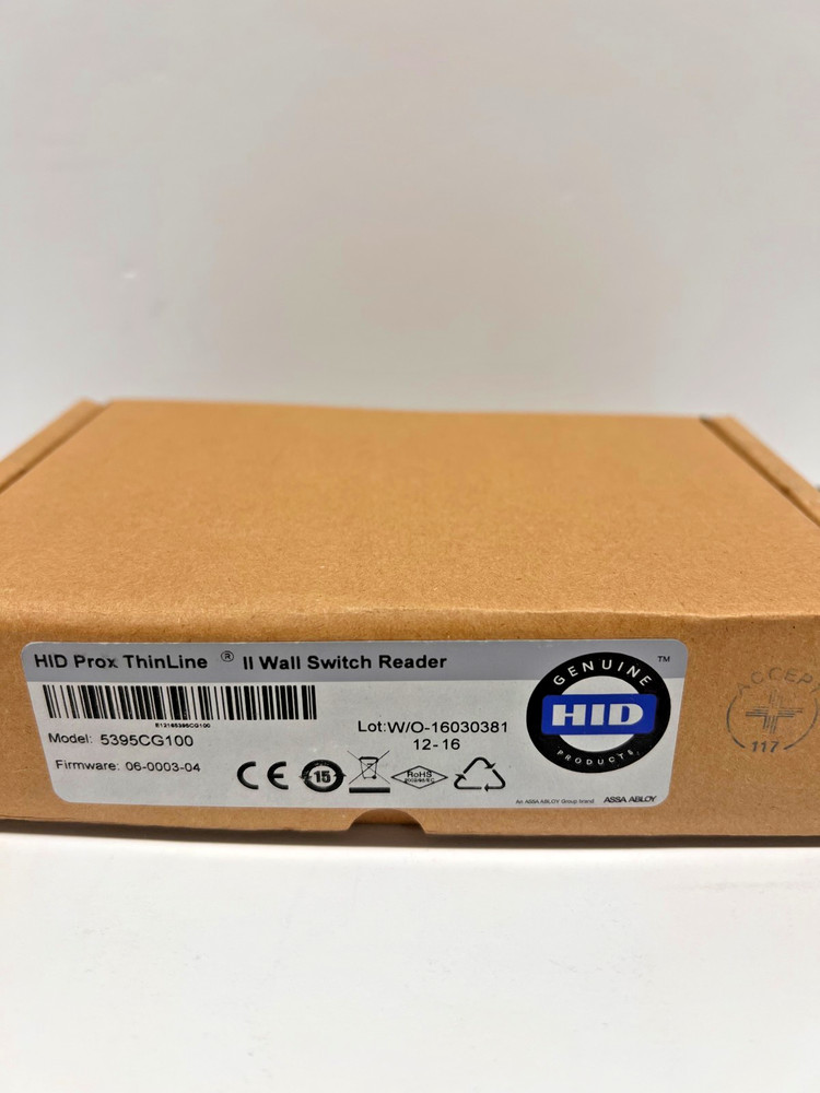 HID Prox ThinLine II Wall Switch Card Reader Access Control 5395CG100