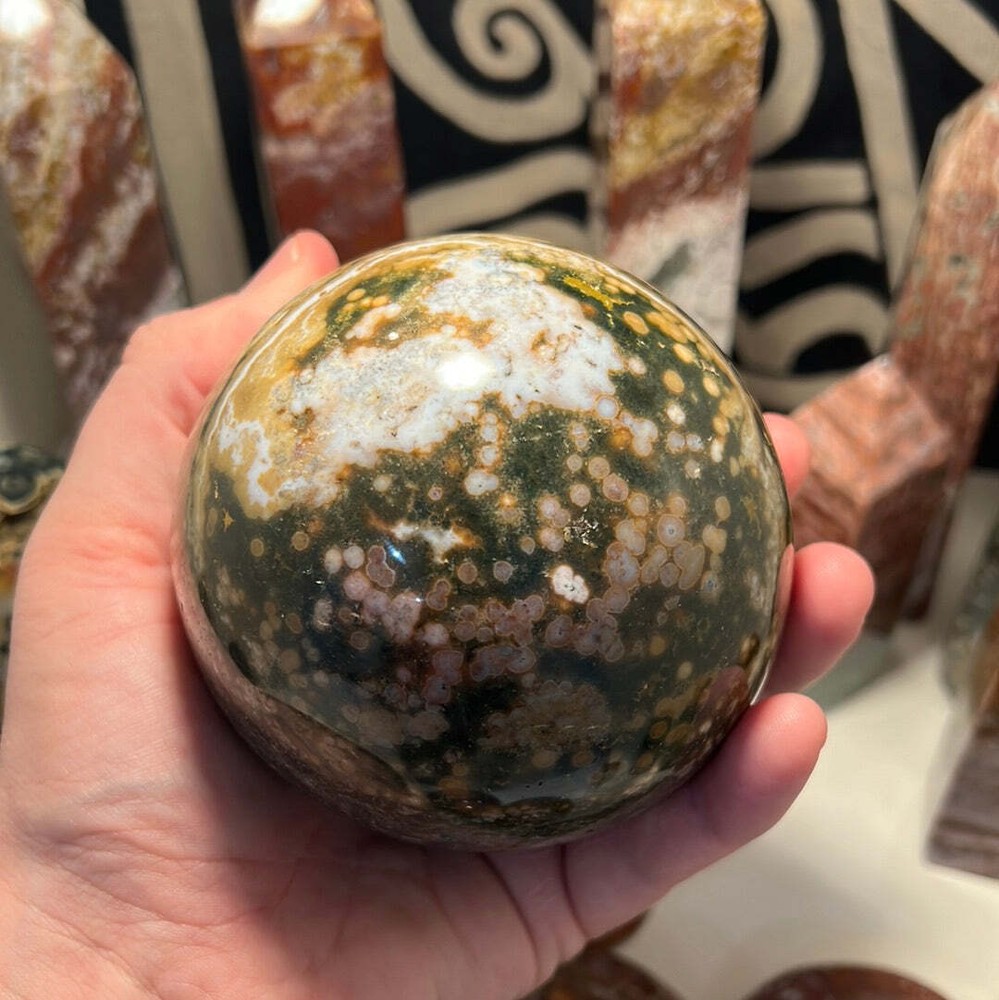 Ocean Jasper Sphere A