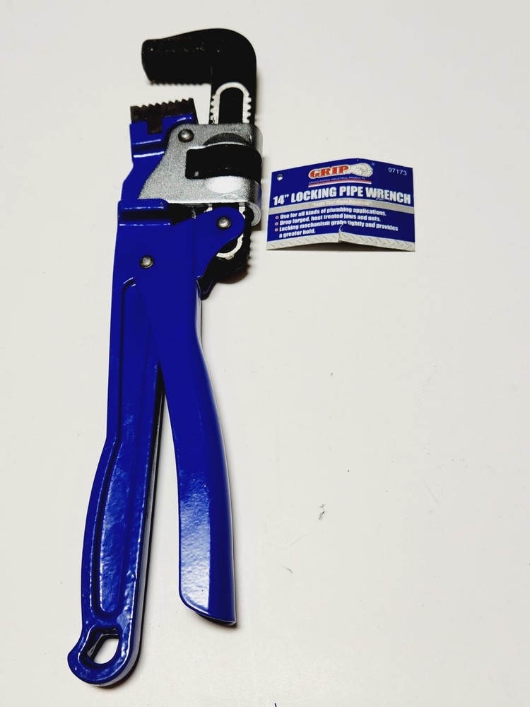 Grip 14" Adjustable Locking Pipe Wrench
