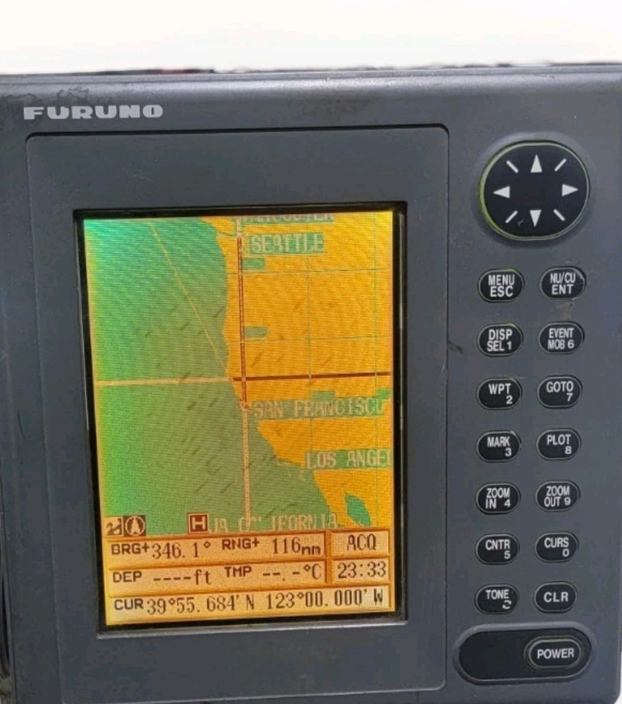 Furuno Marine GP-1610C Chartplotter GPS Plotter READ DESCRIPTION
