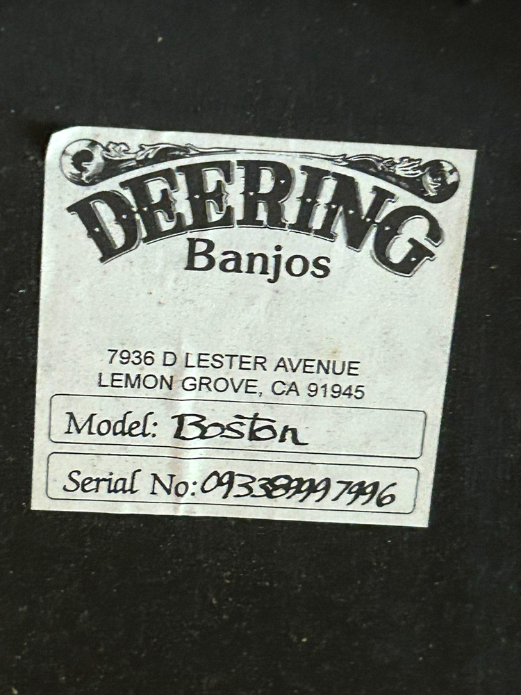 Deering Boston 5-String Banjo