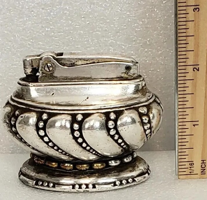 Vintage Ronson Crown Table Lighter Art Deco - Not Tested