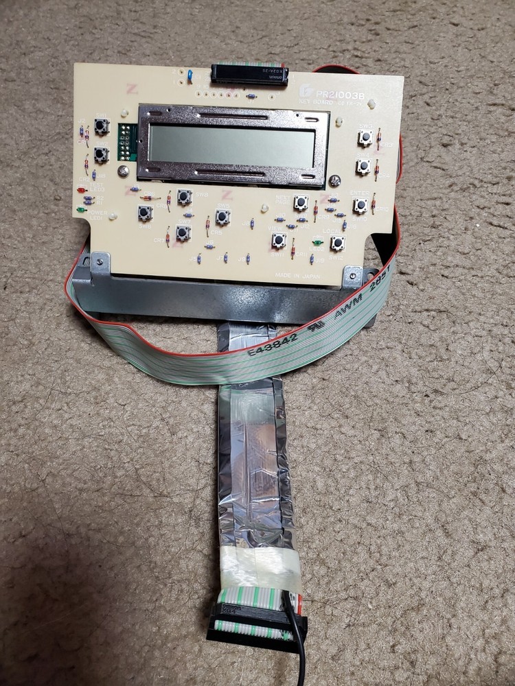 graphtec gp2106 plotter control panel button board Epson display ea-d20025ar