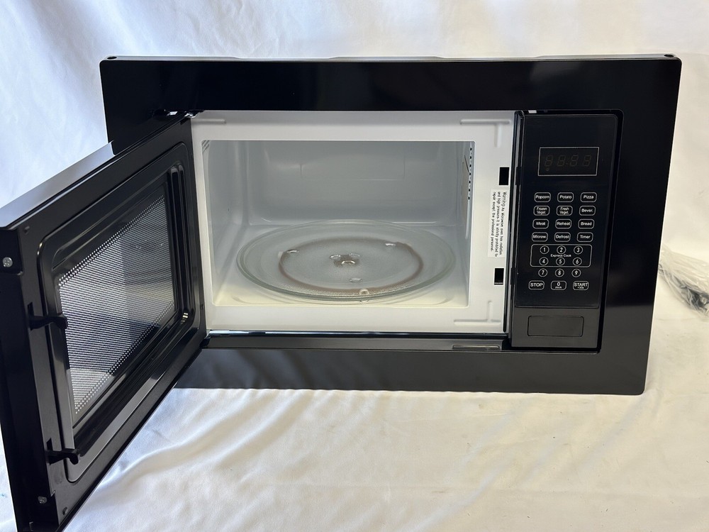 Greystone RV Microwave 0.9 Cu Ft W/Trim Ring BLACK Model #GSMW09B