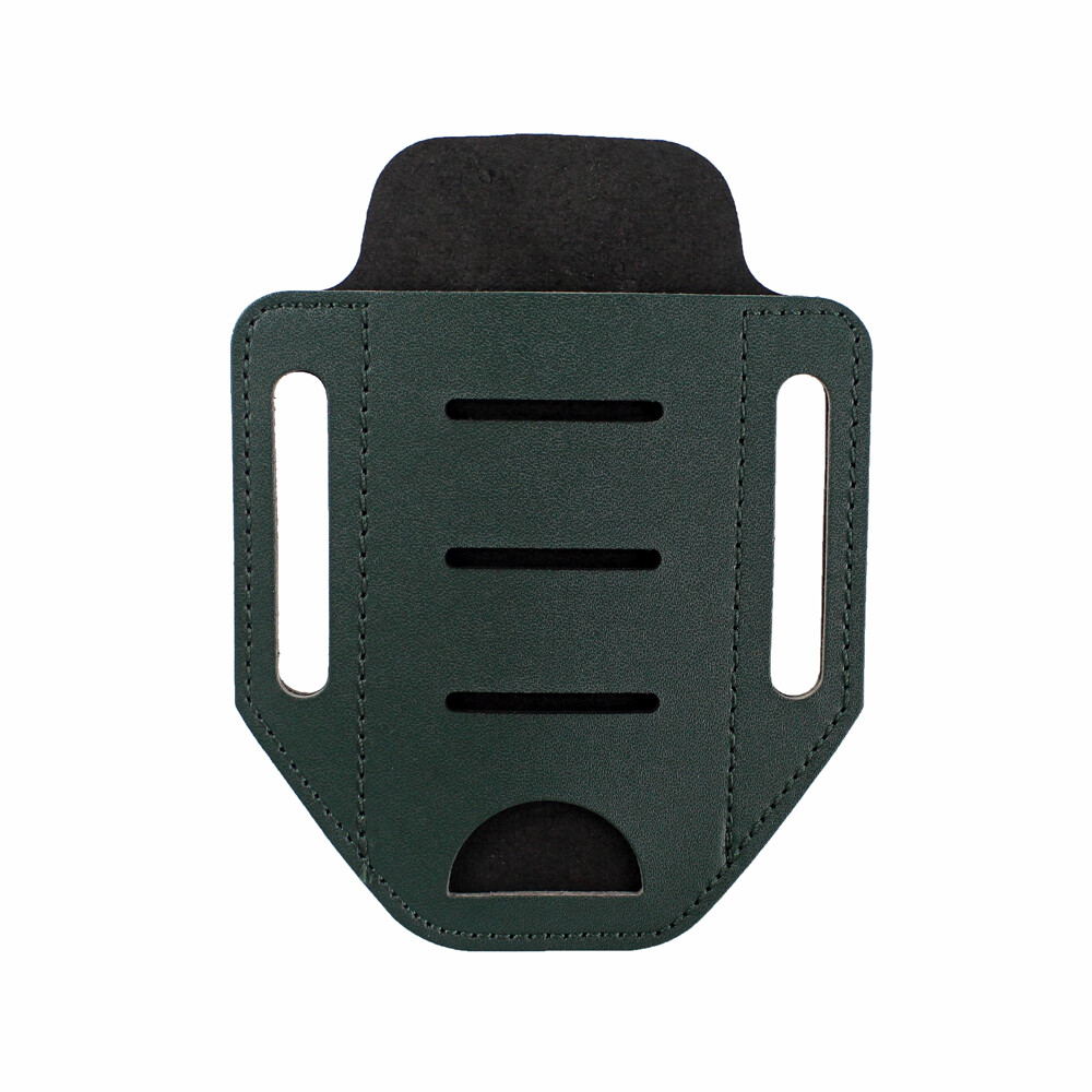 Outdoor Multitools Leather Tool Sheath Single Pocket Holder Organizer Belt Pouch