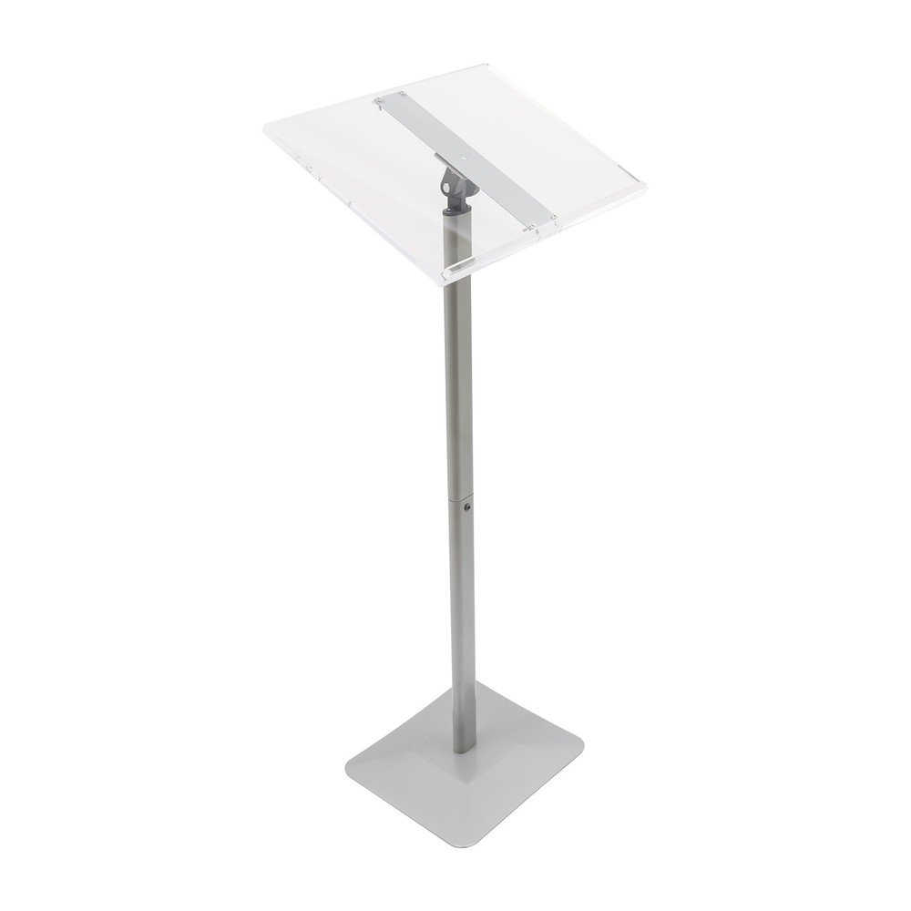 Small Acrylic Podium Stand, Angle Adjustable, Modern Lecterns & Pulpits