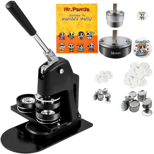 HOT/ Button Maker Machine,Multiple Sizes 1+2.25" Badge Punch Press Kit,Chil