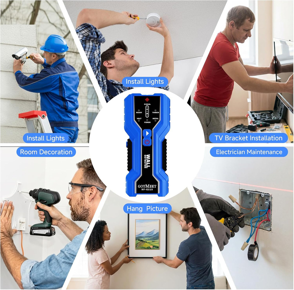 Stud Finder – Electronic Stud Detector with Smart Sensor, 3-In-1 Wall Scanner fo