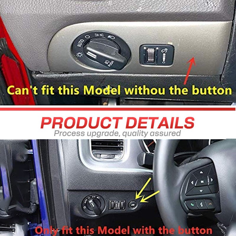 Suitable For Dodge Charger2011+Headlight Switch Panel Decorative StickerInterior