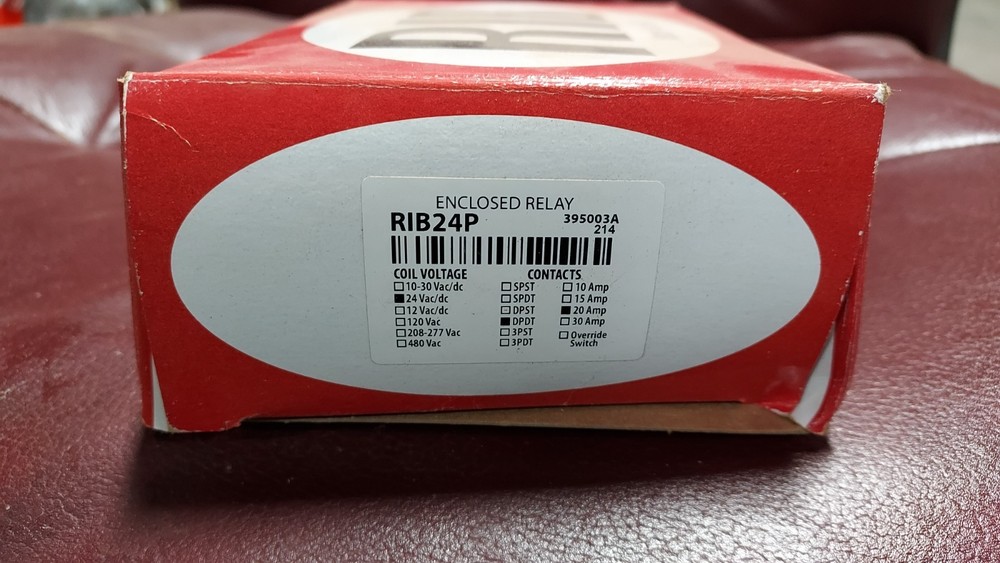 RIB Enclosed Relay  RIB24P