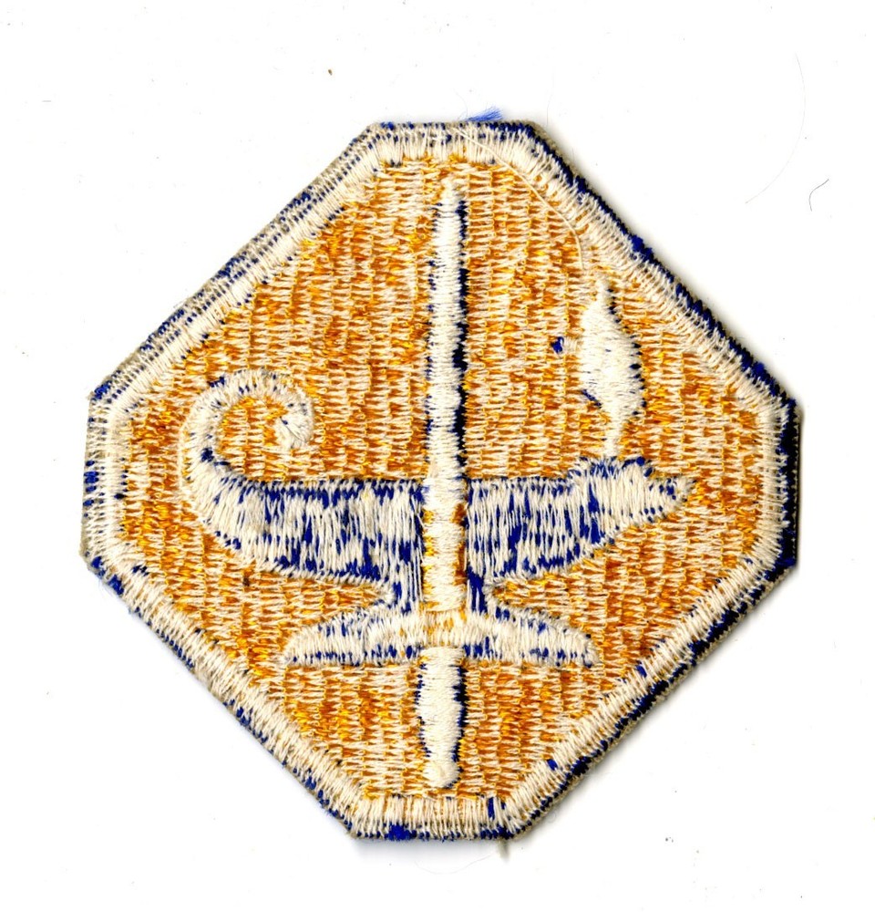 Army Specialized Training Program White Back Patch WWII Vintage