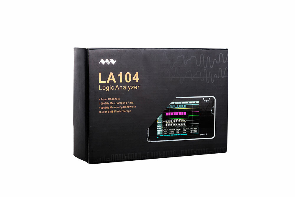 Miniware LA104 Portable 2.8" LCD Screen 4 Channels 100MHz Digital Logic Analyzer