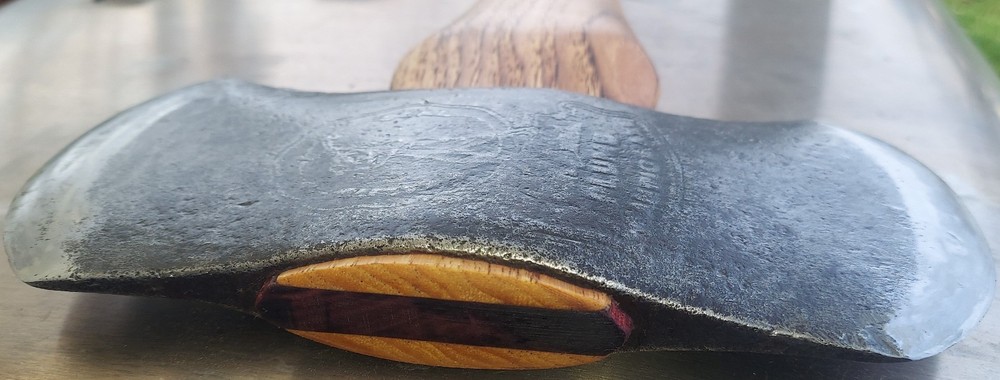 Vintage Plumb Champion Double Bit Axe Hoffman Handle