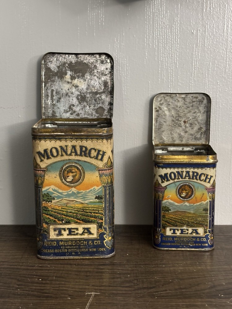 1923 Monarchs Tea Tins