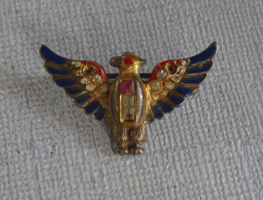 WWII Sterling patriotic eagle made by CORO