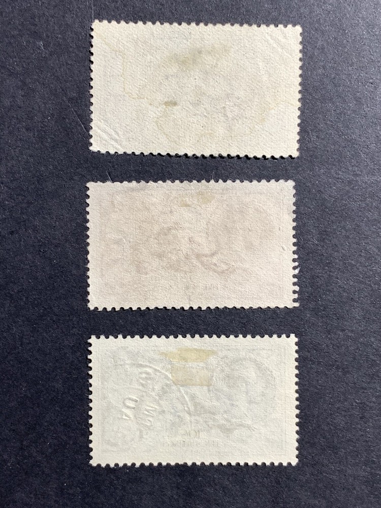 Great Britain SC #222-224. USED VF (Catalog Value $237.50)