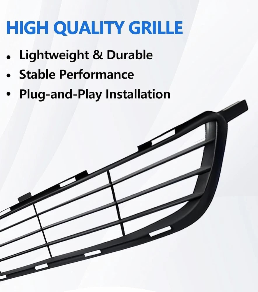 Front Bumper Lower Grille Compatible With 2009 2010 Replacement 09-10 Corolla