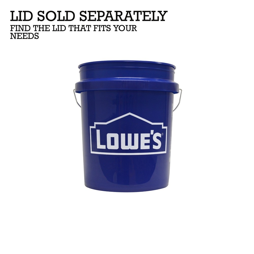 Lowe's 5 Gallon(s) Plastic General bucket