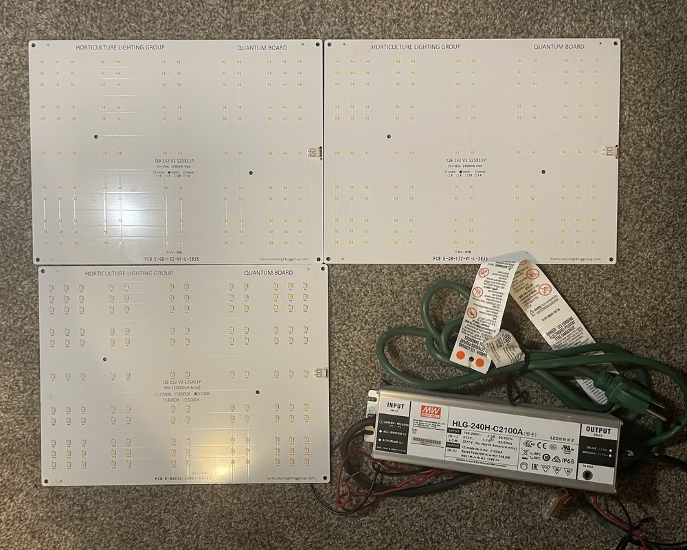 Horticulture Lighting Group LED Grow Light  Bundle *READ DESCRIPTION*