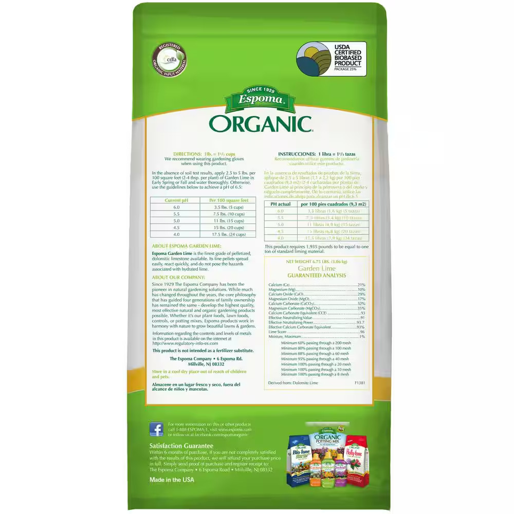 5 Lb. Organic Garden Lime